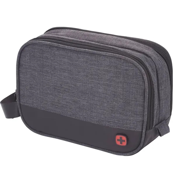 Wenger RPET Dual Compartment Dopp Kit - Wenger RPET Dual Compartment Dopp Kit - Image 3 of 8