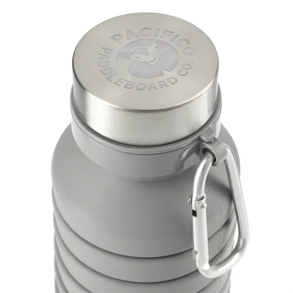 Zigoo Silicone Collapsible Bottle 18oz - Zigoo Silicone Collapsible Bottle 18oz - Image 8 of 18