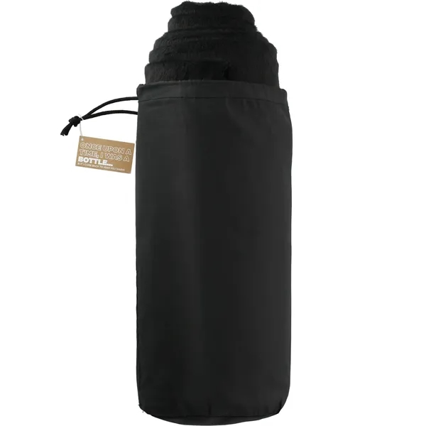 100% Recycled PET Fleece Blanket with RPET Pouch - 100% Recycled PET Fleece Blanket with RPET Pouch - Image 3 of 16