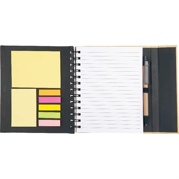 FSC® Mix 6.5" x 7" Lock-it Spiral Notebook - FSC® Mix 6.5" x 7" Lock-it Spiral Notebook - Image 2 of 4