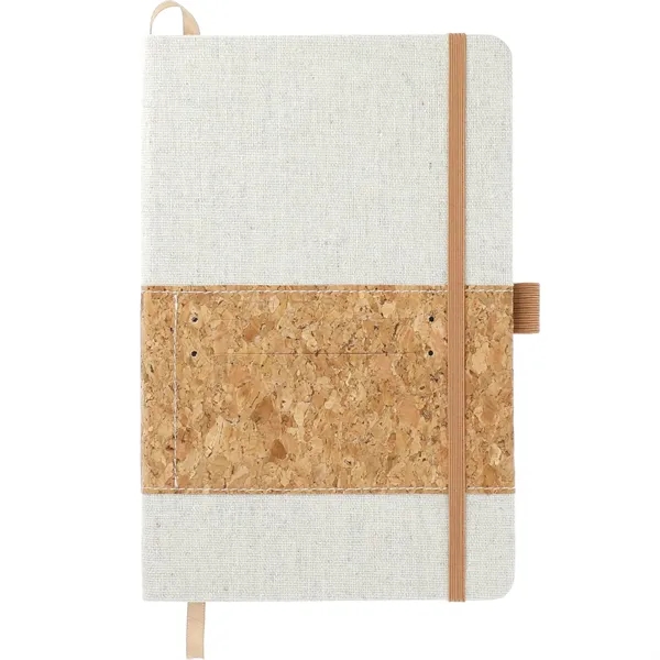 FSC® Mix 5.5" x 8.5" Recycled Cotton Cork Notebook - FSC® Mix 5.5" x 8.5" Recycled Cotton Cork Notebook - Image 2 of 9