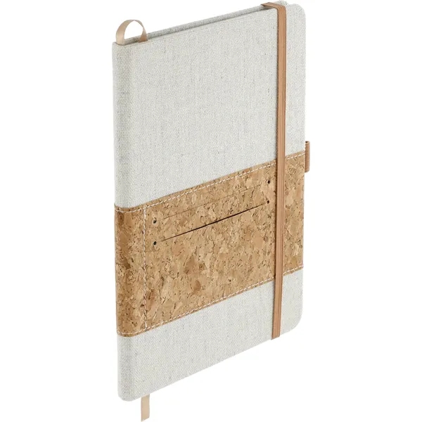 FSC® Mix 5.5" x 8.5" Recycled Cotton Cork Notebook - FSC® Mix 5.5" x 8.5" Recycled Cotton Cork Notebook - Image 9 of 9