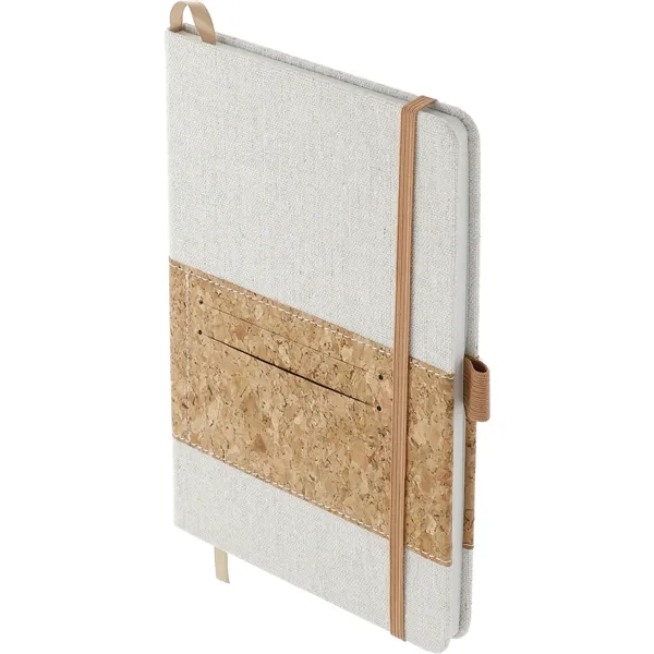 FSC® Mix 5.5" x 8.5" Recycled Cotton Cork Notebook - FSC® Mix 5.5" x 8.5" Recycled Cotton Cork Notebook - Image 7 of 9