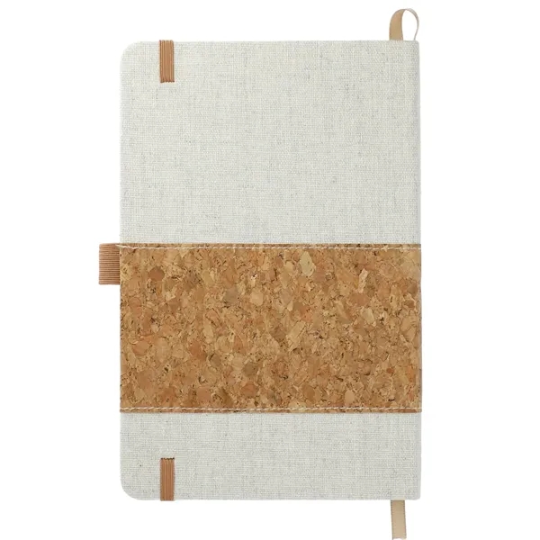 FSC® Mix 5.5" x 8.5" Recycled Cotton Cork Notebook - FSC® Mix 5.5" x 8.5" Recycled Cotton Cork Notebook - Image 5 of 9