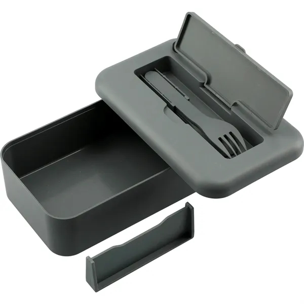 Bamboo Fiber Lunch Box with Utensils - Bamboo Fiber Lunch Box with Utensils - Image 12 of 15