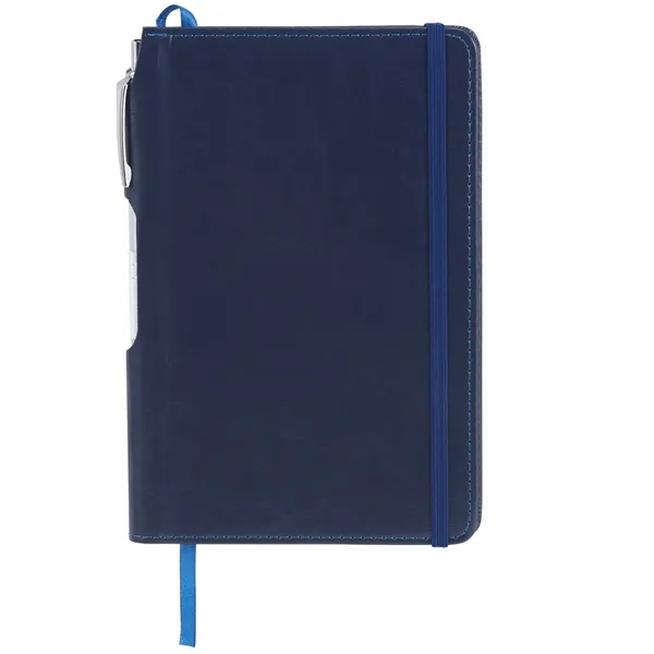 FSC® Mix 6" x 8.5" Viola Bound Notebook with Pen - FSC® Mix 6" x 8.5" Viola Bound Notebook with Pen - Image 1 of 6