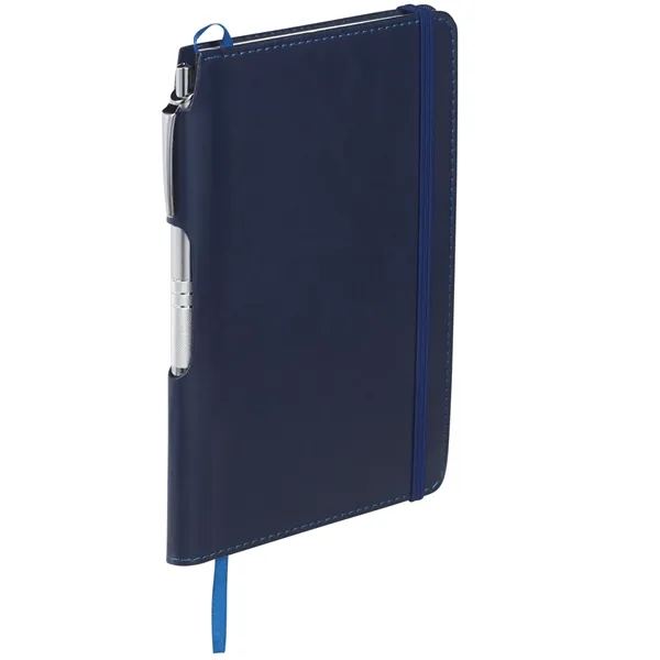 FSC® Mix 6" x 8.5" Viola Bound Notebook with Pen - FSC® Mix 6" x 8.5" Viola Bound Notebook with Pen - Image 2 of 6