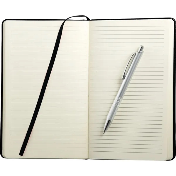 FSC® Mix 6" x 8.5" Viola Bound Notebook with Pen - FSC® Mix 6" x 8.5" Viola Bound Notebook with Pen - Image 6 of 6