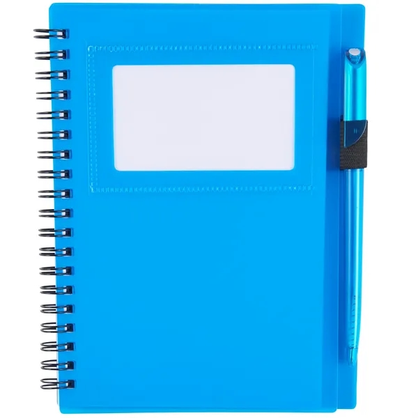FSC® Mix 5.5" x 7" Star Spiral Notebook with Pen - FSC® Mix 5.5" x 7" Star Spiral Notebook with Pen - Image 4 of 8