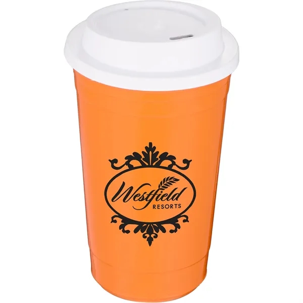 The Traveler Insulated Cup 16 oz. w/ Lid - The Traveler Insulated Cup 16 oz. w/ Lid - Image 8 of 23