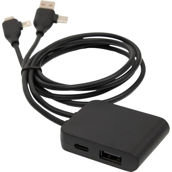 5-IN-1 Charging Cable with USB-A/C Hub - 5-IN-1 Charging Cable with USB-A/C Hub - Image 6 of 8