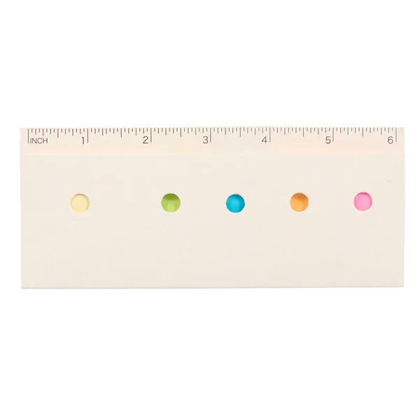 Recycled Milk Carton Sticky Notes & Ruler Pad - Recycled Milk Carton Sticky Notes & Ruler Pad - Image 1 of 6