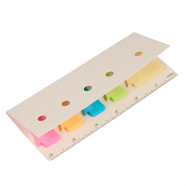 Recycled Milk Carton Sticky Notes & Ruler Pad - Recycled Milk Carton Sticky Notes & Ruler Pad - Image 5 of 6