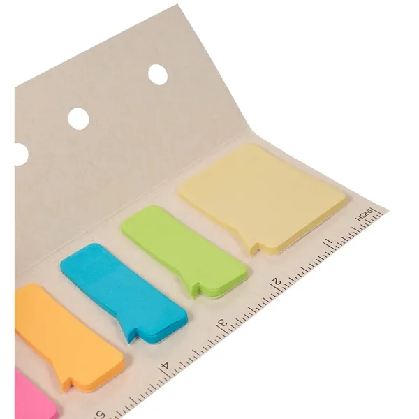 Recycled Milk Carton Sticky Notes & Ruler Pad - Recycled Milk Carton Sticky Notes & Ruler Pad - Image 4 of 6