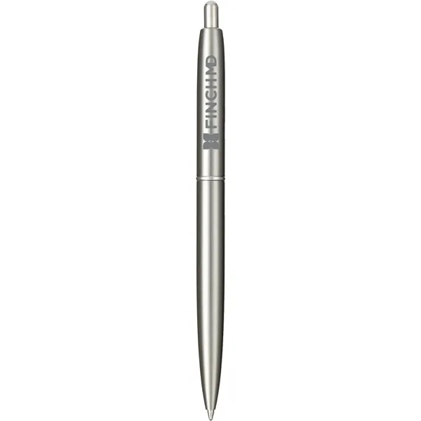 Recycled Stainless Steel Ballpoint Pen - Recycled Stainless Steel Ballpoint Pen - Image 4 of 8