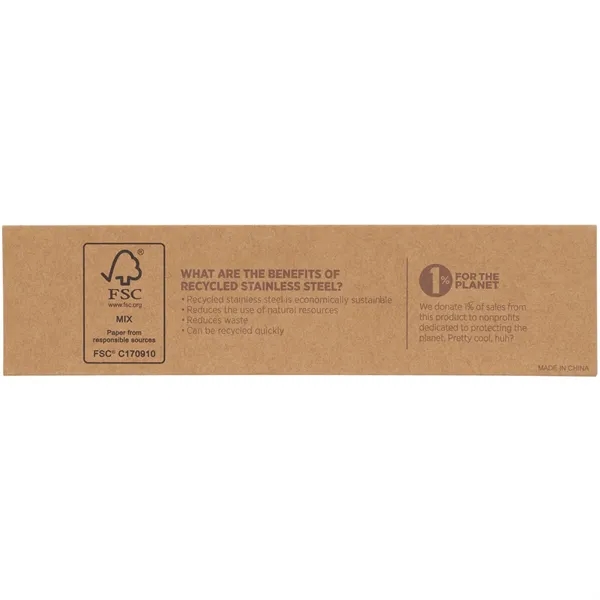 Recycled Stainless Steel Ballpoint Pen - Recycled Stainless Steel Ballpoint Pen - Image 6 of 8