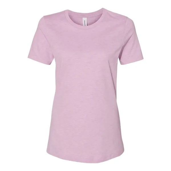 BELLA + CANVAS Women's Relaxed Fit Heather CVC Tee - BELLA + CANVAS Women's Relaxed Fit Heather CVC Tee - Image 48 of 71