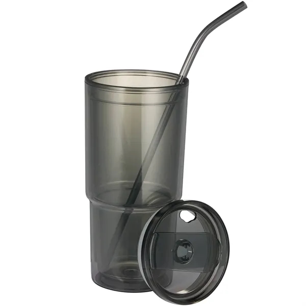 Mia Recycled Acrylic Tumbler 24oz - Mia Recycled Acrylic Tumbler 24oz - Image 10 of 11