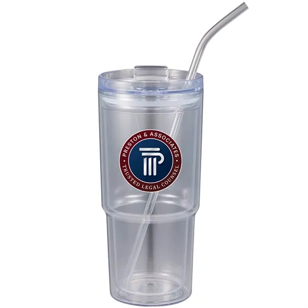 Mia Recycled Acrylic Tumbler 24oz - Mia Recycled Acrylic Tumbler 24oz - Image 0 of 11