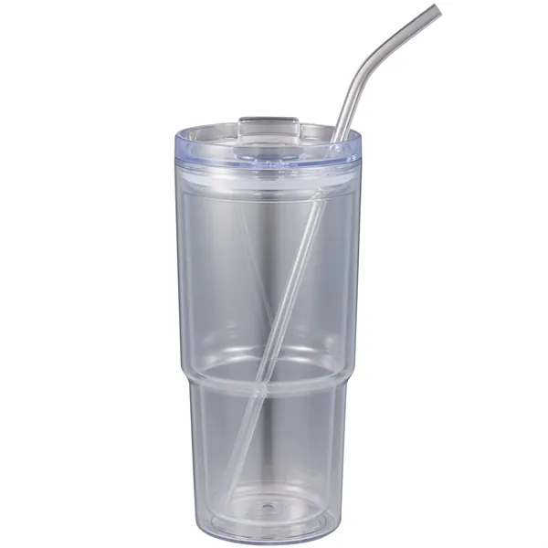 Mia Recycled Acrylic Tumbler 24oz - Mia Recycled Acrylic Tumbler 24oz - Image 2 of 11