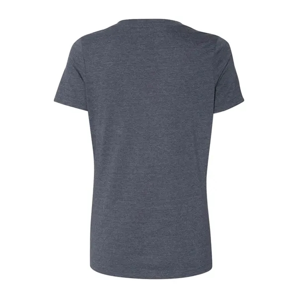 BELLA + CANVAS Women's Relaxed Heather CVC V-Neck Tee - BELLA + CANVAS Women's Relaxed Heather CVC V-Neck Tee - Image 12 of 26
