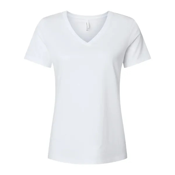 BELLA + CANVAS Women's Relaxed Heather CVC V-Neck Tee - BELLA + CANVAS Women's Relaxed Heather CVC V-Neck Tee - Image 25 of 26