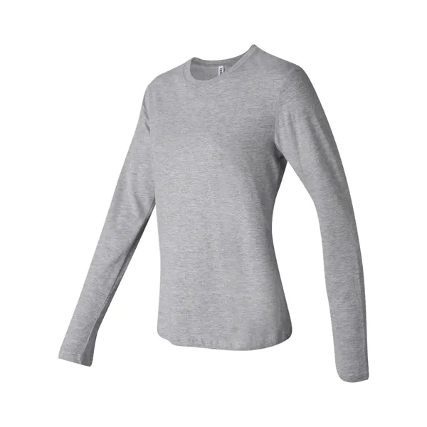 BELLA + CANVAS Women's Jersey Long Sleeve Tee - BELLA + CANVAS Women's Jersey Long Sleeve Tee - Image 2 of 29