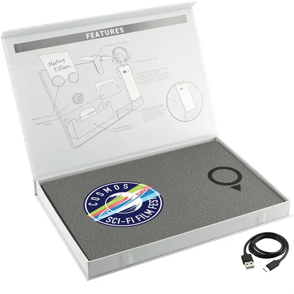 MagClick™ Fast Wireless Charging Desk Organizer - MagClick™ Fast Wireless Charging Desk Organizer - Image 3 of 11