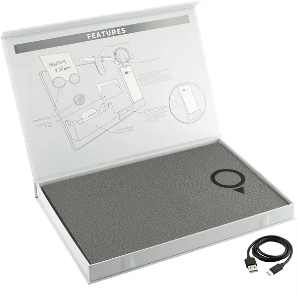 MagClick™ Fast Wireless Charging Desk Organizer - MagClick™ Fast Wireless Charging Desk Organizer - Image 9 of 11