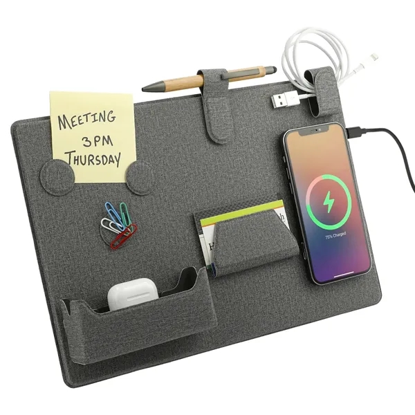 MagClick™ Fast Wireless Charging Desk Organizer - MagClick™ Fast Wireless Charging Desk Organizer - Image 7 of 11