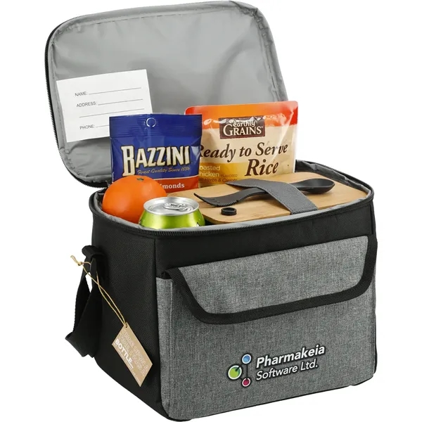 Recycled Boxy 9 Can Lunch Cooler - Recycled Boxy 9 Can Lunch Cooler - Image 3 of 6