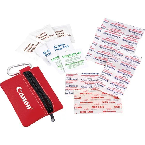 Zippered 20-Piece First Aid Pouch - Zippered 20-Piece First Aid Pouch - Image 12 of 22