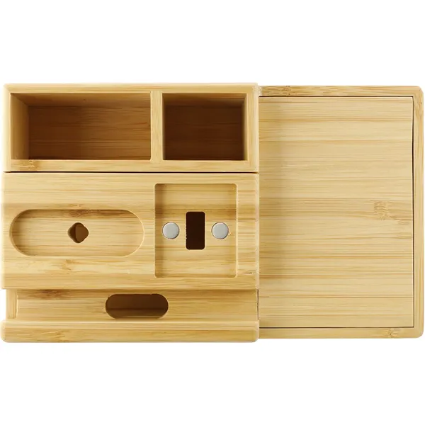 Bamboo Fast Wirelsss Charging Dock Station - Bamboo Fast Wirelsss Charging Dock Station - Image 1 of 13