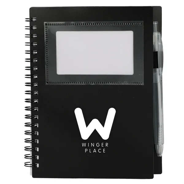 FSC® Recycled 5" x 7" Star Spiral Notebook with Pe - FSC® Recycled 5" x 7" Star Spiral Notebook with Pe - Image 0 of 28