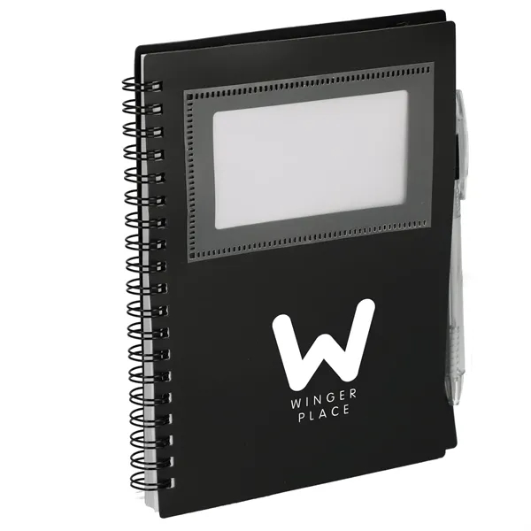 FSC® Recycled 5" x 7" Star Spiral Notebook with Pe - FSC® Recycled 5" x 7" Star Spiral Notebook with Pe - Image 6 of 28