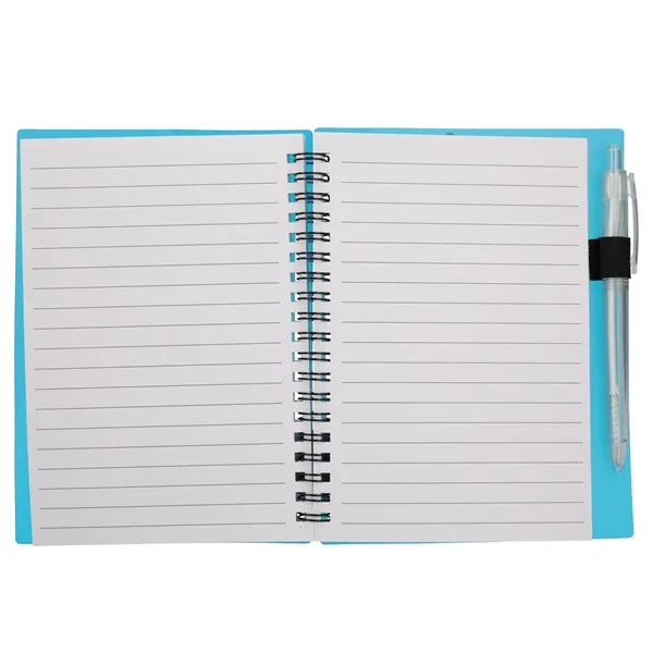 FSC® Recycled 5" x 7" Star Spiral Notebook with Pe - FSC® Recycled 5" x 7" Star Spiral Notebook with Pe - Image 11 of 28