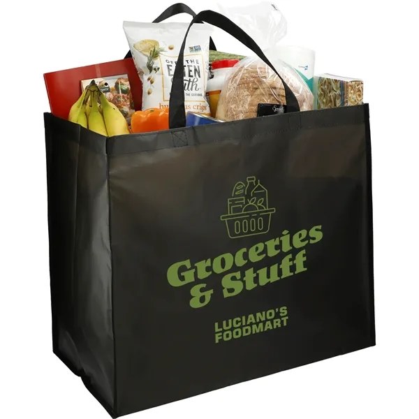 Double Laminated Wipeable Jumbo Tote - Double Laminated Wipeable Jumbo Tote - Image 2 of 6