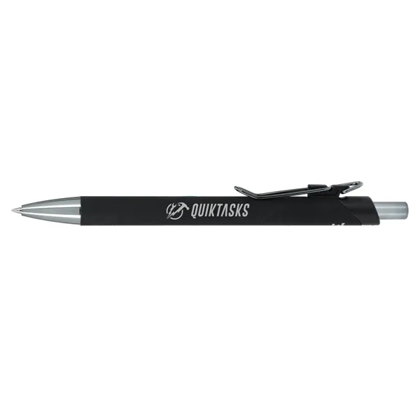 Metallic Recycled Aluminum Soft Touch Gel Pen - Metallic Recycled Aluminum Soft Touch Gel Pen - Image 3 of 16