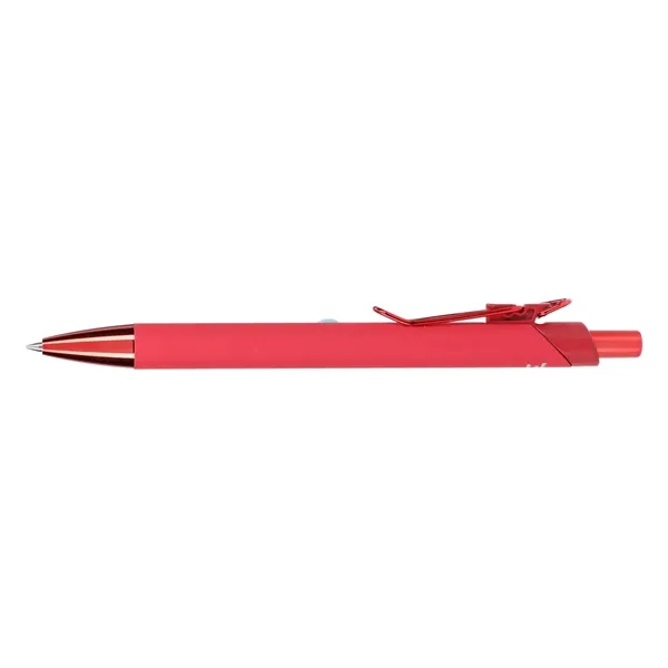 Metallic Recycled Aluminum Soft Touch Gel Pen - Metallic Recycled Aluminum Soft Touch Gel Pen - Image 15 of 16