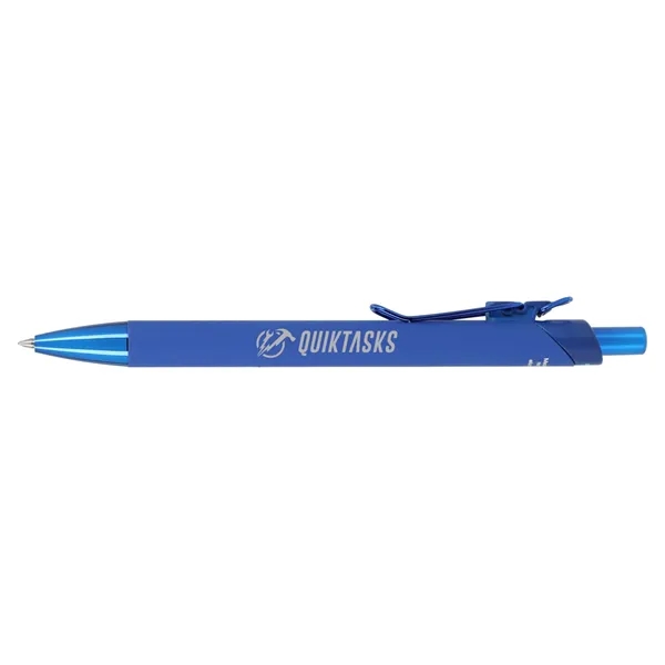 Metallic Recycled Aluminum Soft Touch Gel Pen - Metallic Recycled Aluminum Soft Touch Gel Pen - Image 9 of 16