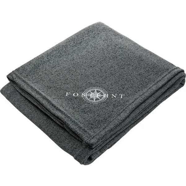 Heathered Fleece Blanket - Heathered Fleece Blanket - Image 2 of 7