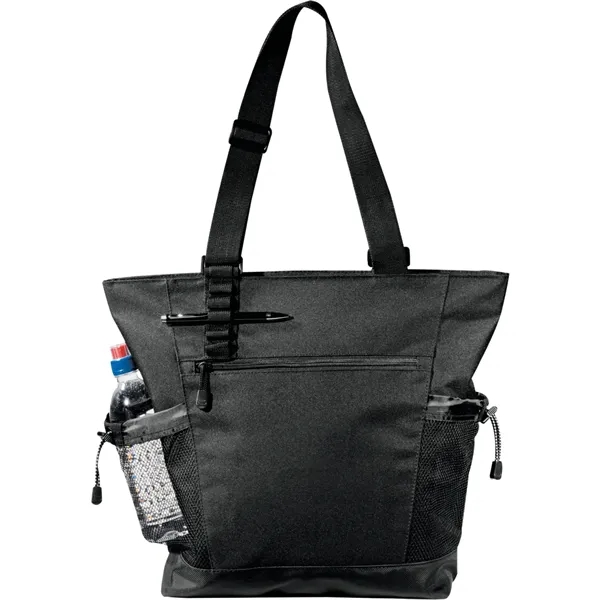 Urban Passage Zippered Travel Business Tote - Urban Passage Zippered Travel Business Tote - Image 2 of 7