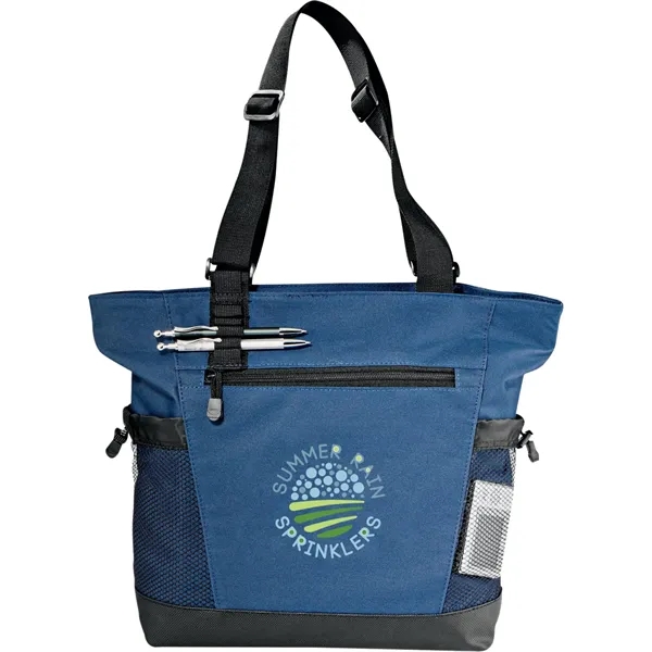 Urban Passage Zippered Travel Business Tote - Urban Passage Zippered Travel Business Tote - Image 3 of 7