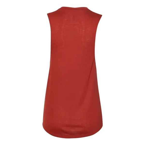 BELLA + CANVAS Women's Flowy Scoop Muscle Tank - BELLA + CANVAS Women's Flowy Scoop Muscle Tank - Image 16 of 85