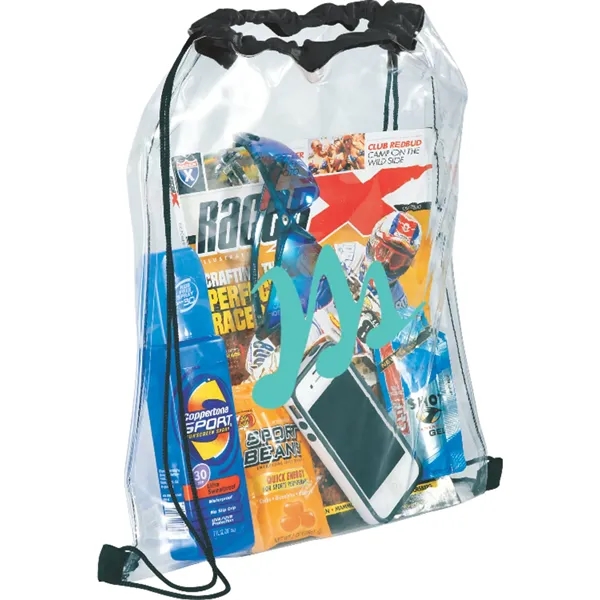 Rally Clear Drawstring Bag - Rally Clear Drawstring Bag - Image 10 of 13