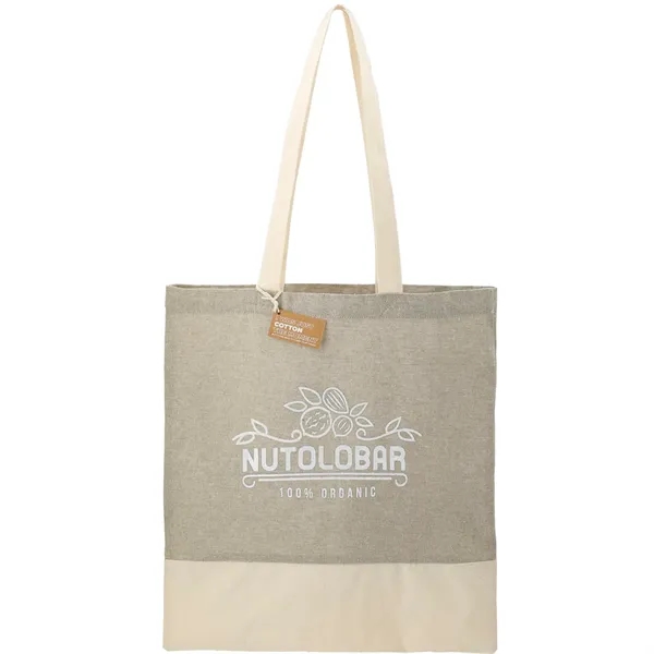 Split Recycled 5oz Cotton Twill Convention Tote - Split Recycled 5oz Cotton Twill Convention Tote - Image 15 of 21