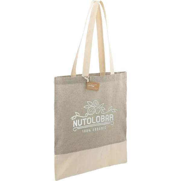 Split Recycled 5oz Cotton Twill Convention Tote - Split Recycled 5oz Cotton Twill Convention Tote - Image 18 of 21