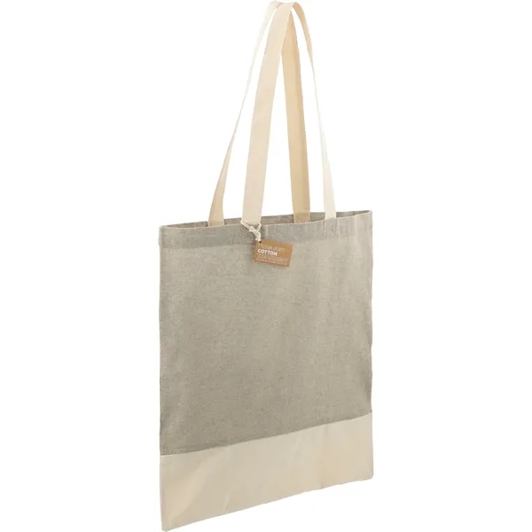 Split Recycled 5oz Cotton Twill Convention Tote - Split Recycled 5oz Cotton Twill Convention Tote - Image 20 of 21