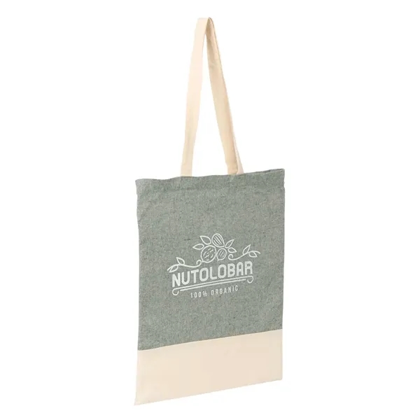 Split Recycled 5oz Cotton Twill Convention Tote - Split Recycled 5oz Cotton Twill Convention Tote - Image 11 of 21