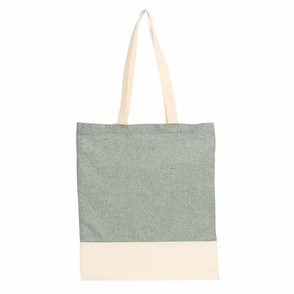Split Recycled 5oz Cotton Twill Convention Tote - Split Recycled 5oz Cotton Twill Convention Tote - Image 10 of 21